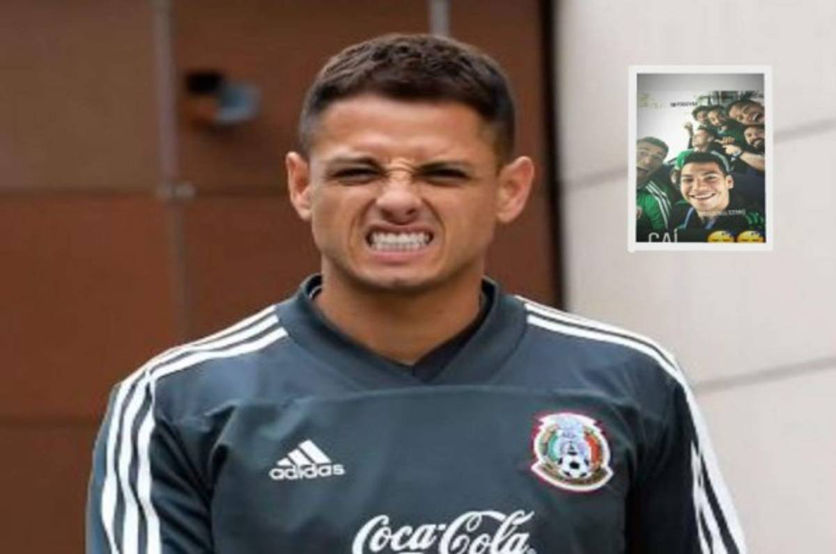 Futbolistas mexicanos trolean a Chicharito tras dormirse en el autobús