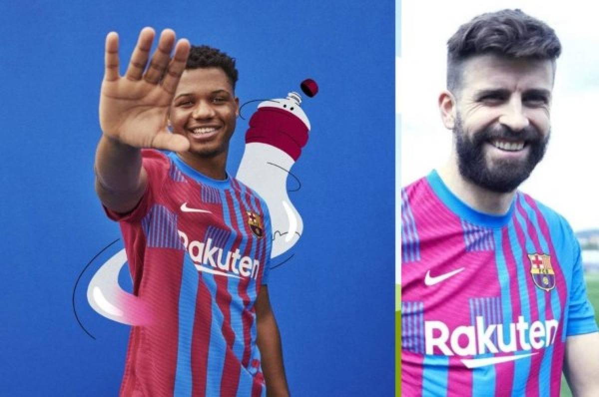 Se inspira en su escudo: Barcelona presenta su nueva camisa para la temporada 2021-22