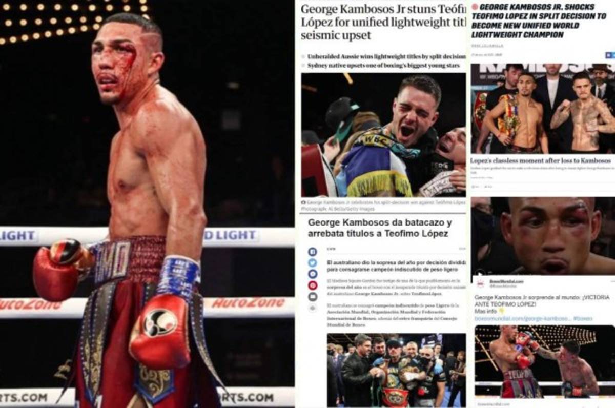 'La mayor decepción y sin clase': Así cataloga la prensa a Teófimo López tras perder ante Kambosos
