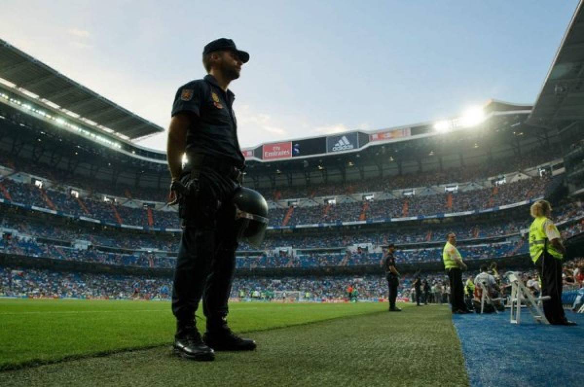 Más de 1.800 efectivos se desplegarán mañana en el Real Madrid y el PSG