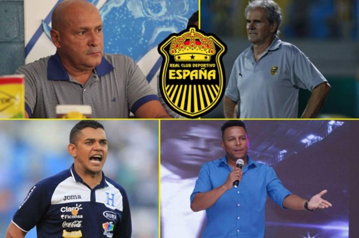 Los técnicos que podrían suplir a Hernán Medford en el Real España