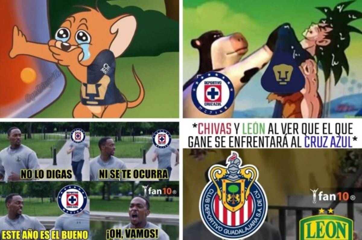 Los imperdibles memes de la paliza de Cruz Azul a Pumas en semifinales: Este año es el bueno