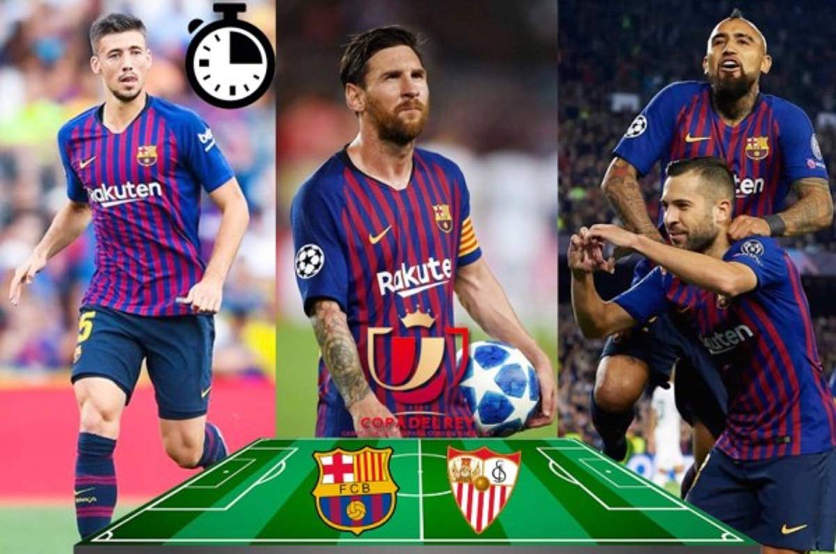 ¡Mete miedo con este 11! Barcelona va con todo hoy ante el Sevilla