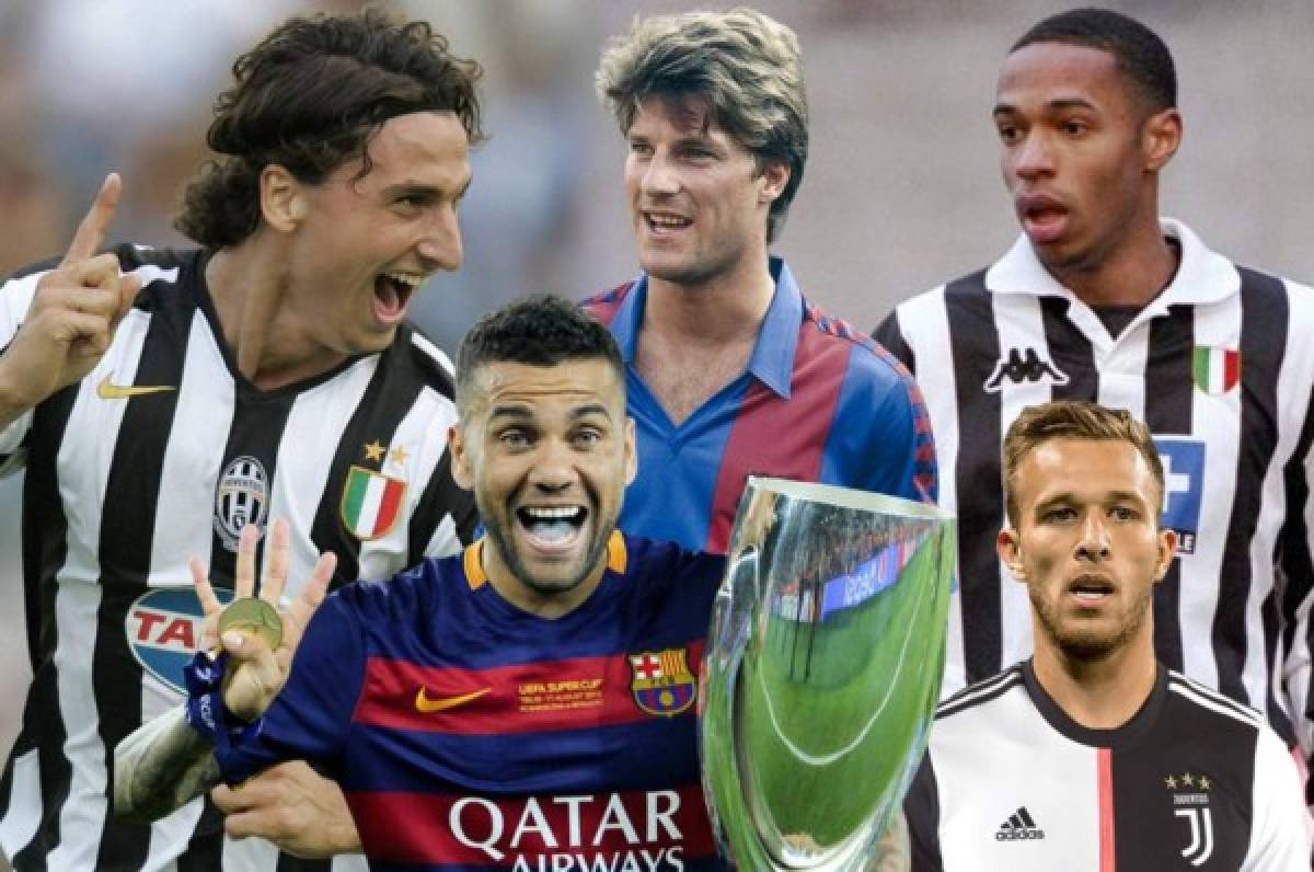 ¿A quién no recuerdas? Diez grandes futbolistas que jugaron para el Barcelona y la Juventus