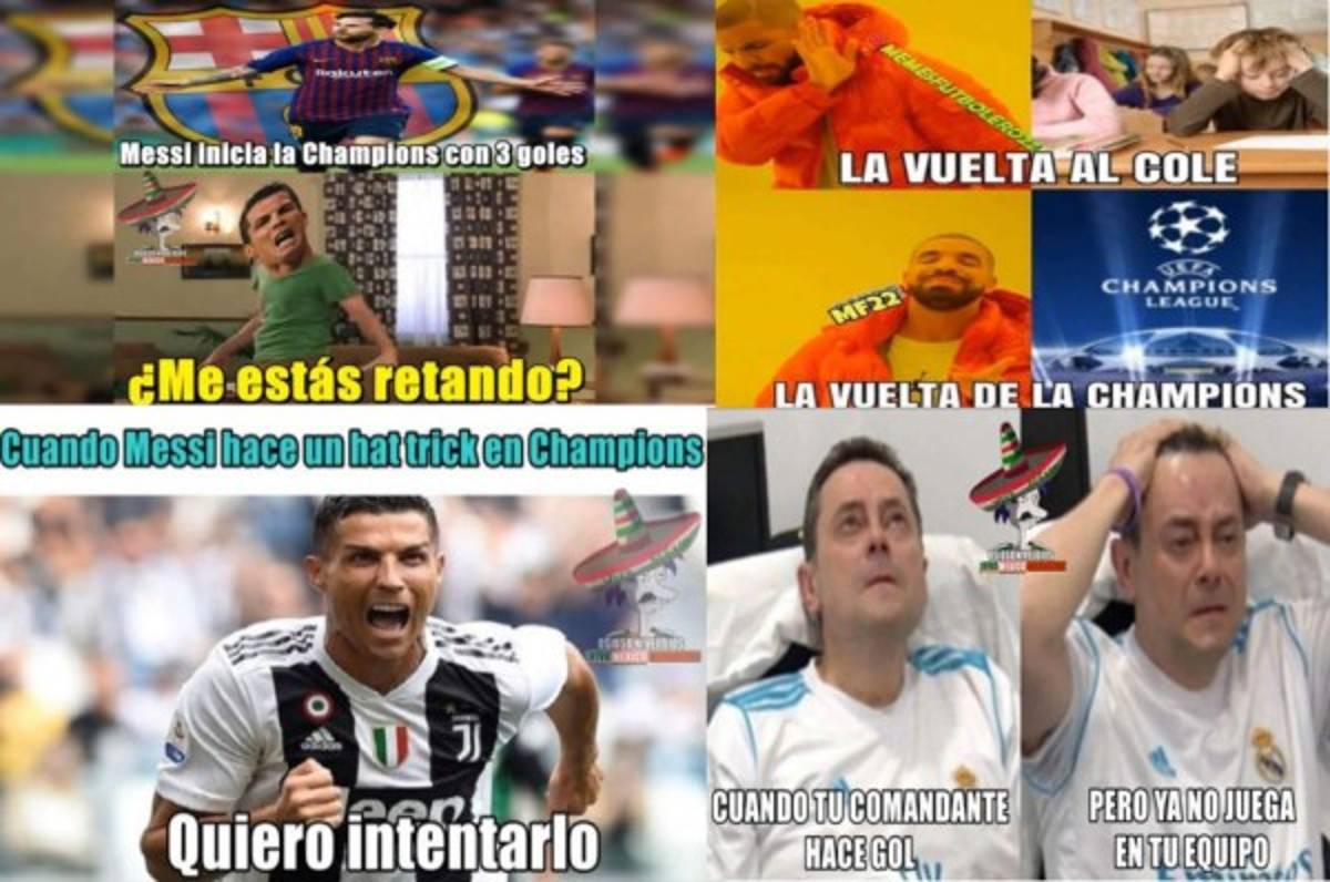 Los divertidos memes previo a una nueva jornada de Champions con Cristiano Ronaldo como protagonista