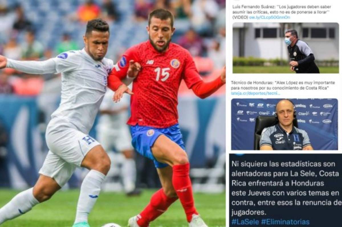 'Noche clave y nos hacen sufrir': Así calienta la prensa de Costa Rica el duelo ante Honduras por la Eliminatoria