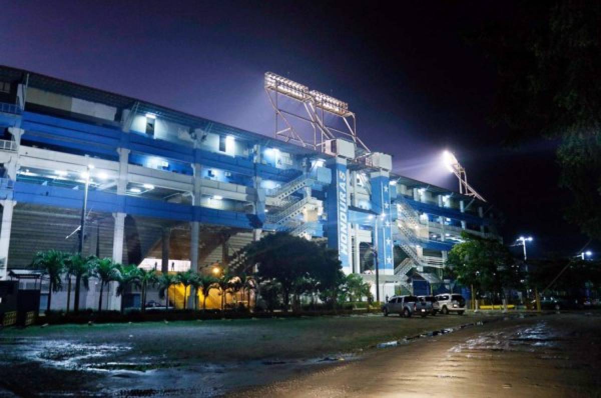 El Estadio Olímpico está listo para recibir el Motagua - Waterhouse FC; será a puerta cerrada. Foto: Neptalí Romero.