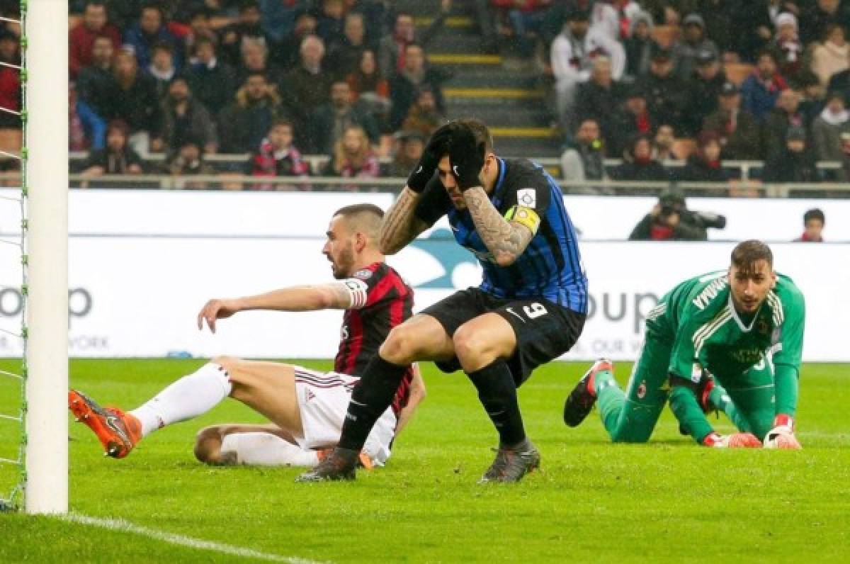 Milan e Inter se reparten puntos en un deslucido empate a cero