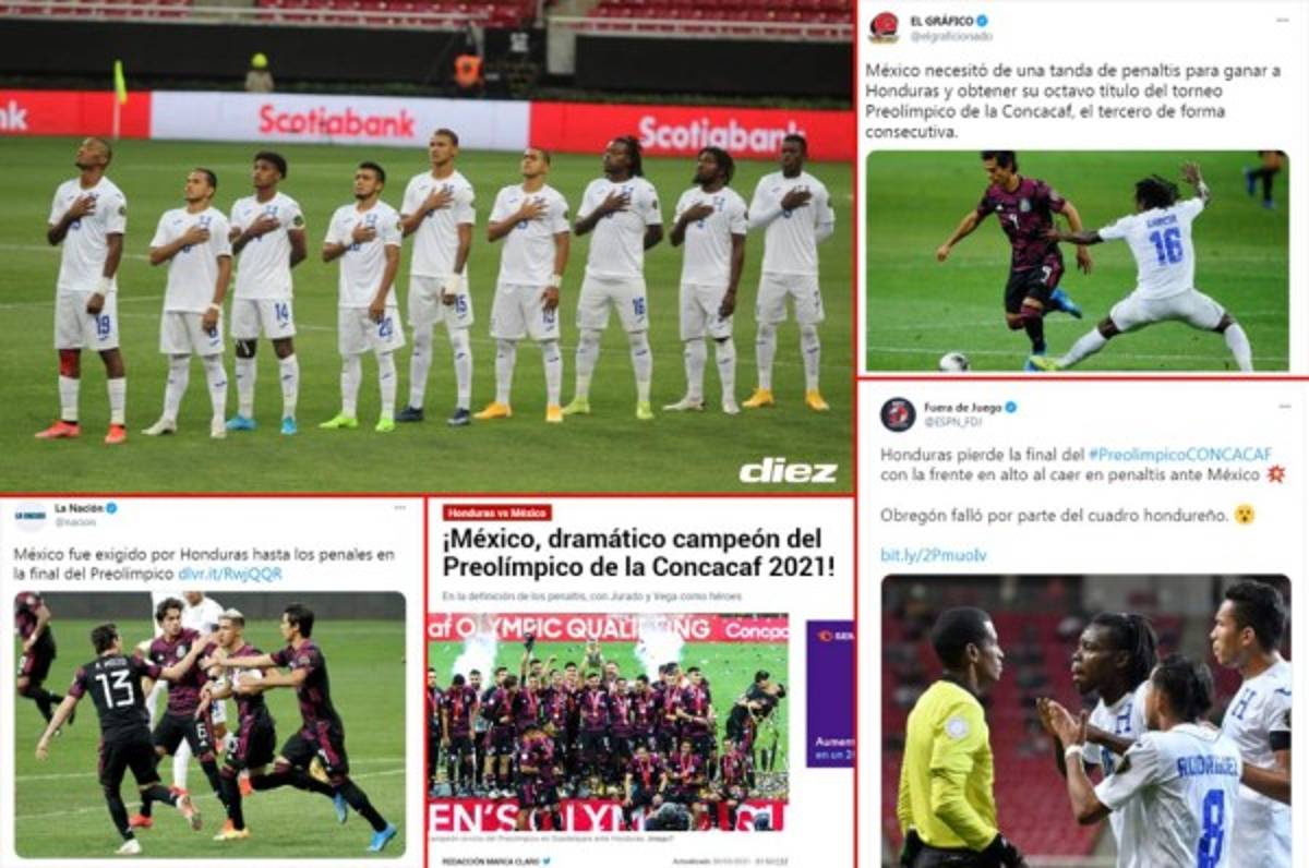 Lo que dice la prensa luego de que Honduras cayera contra México: ''Qué Preolímpico firmaron los catrachos''