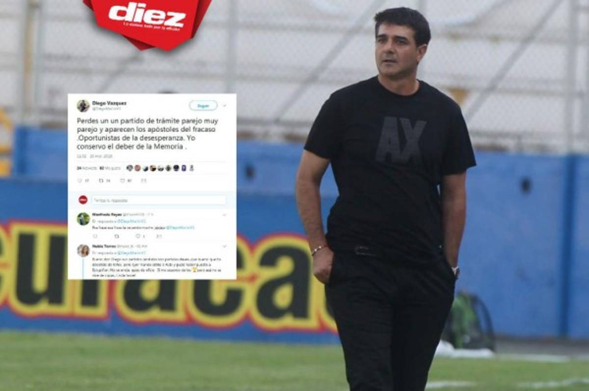 Diego Vázquez en Twitter: 'Perdes un partido y aparecen los apóstoles del fracaso'