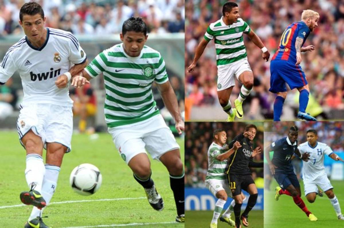 Emilio Izaguirre, el catracho acostumbrano a frenar grandes estrellas