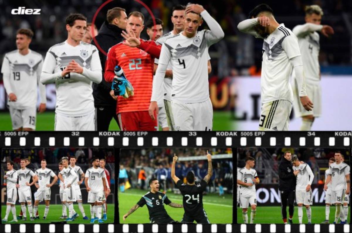 No viste en TV: Risas de Neuer, su gesto con Ter Stegen y la tristeza en Alemania