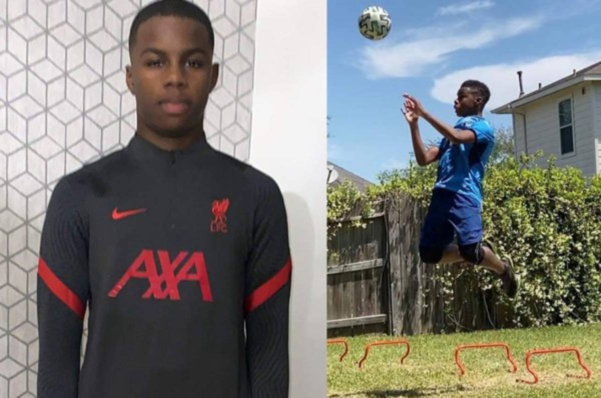 Keyrol, hijo de Maynor Figueroa, renueva por dos años más con Liverpool de Inglaterra