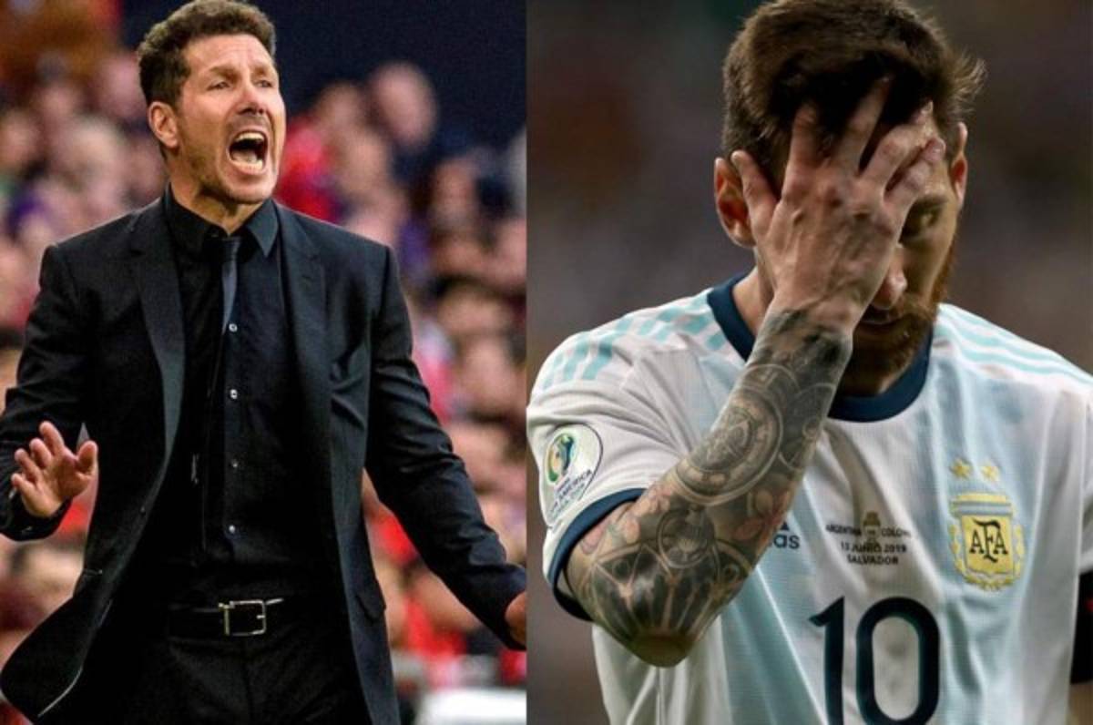 Simeone defiende al 10 de Argentina: 'Messi necesita un equipo'
