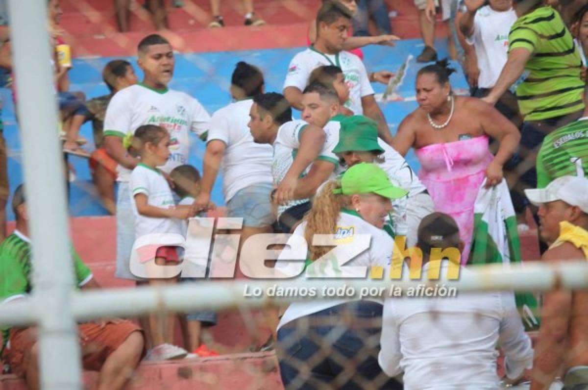 NO SE VIO POR TV: Peleas, legionarios y belleza en las gradas de los estadios hondureños