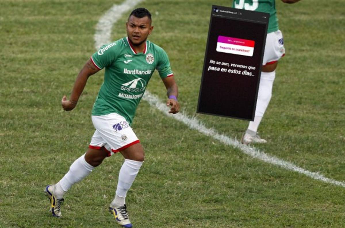 El volante Mario Martínez pone en duda su continuidad en el Marathón