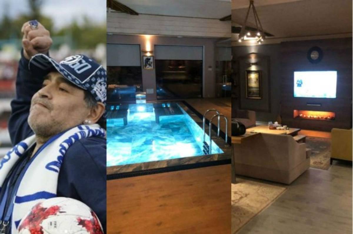 La extravagante mansión de 20 millones de dólares de Maradona en Bielorrusia