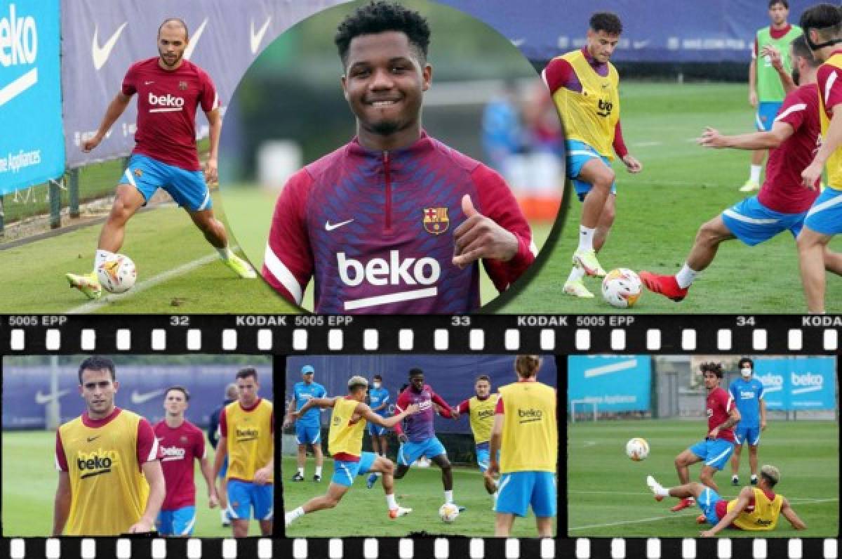 Sorpresa en el entrenamiento del Barcelona con el regreso del heredero de Messi y la afición se ilusiona