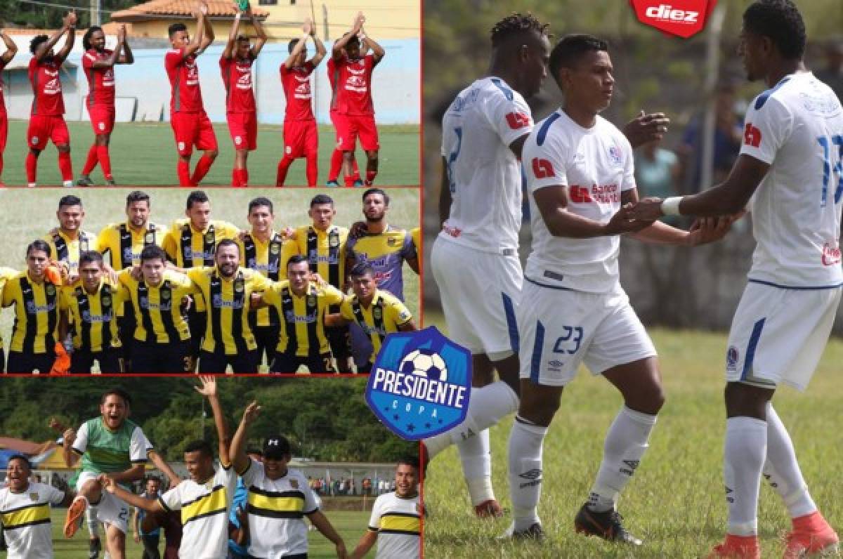 Resultados Copa Presidente: Clubes de Liga Nacional consiguen goleadas; Motagua eliminado