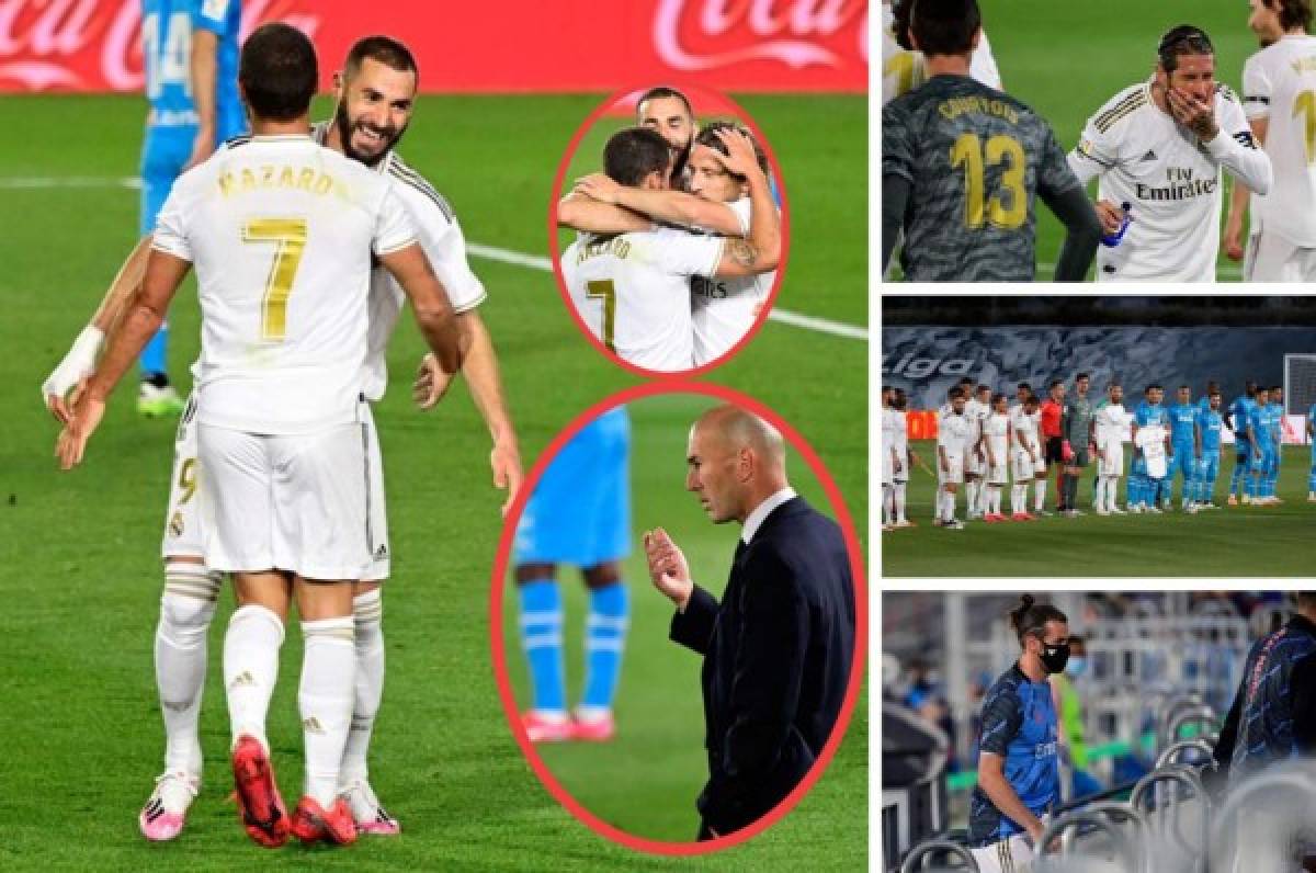 Dedicatoria, el consejo de Zidane y el aburrimiento de James Rodríguez en el Madrid-Valencia