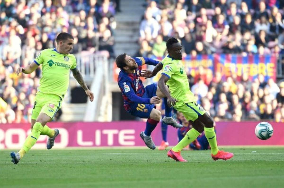 Barcelona está venciendo al Getafe con gol de Antoine Griezmann.
