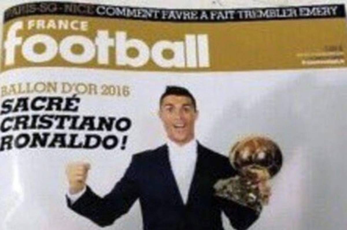 Filtran portada de France Football con Cristiano ganador del Balón de Oro
