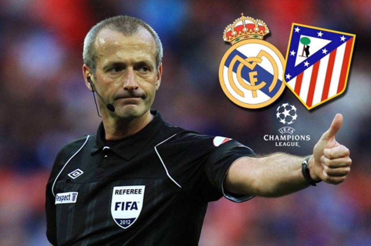 Martin Atkinson dirigirá la semifinal Real Madrid - Atlético