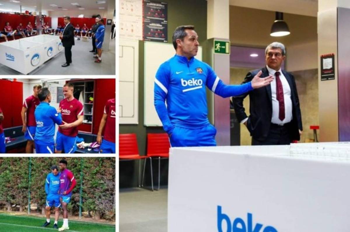 Así fue el primer entreno del Barcelona post Koeman y con el nuevo DT: ¿Mal gesto de Laporta?