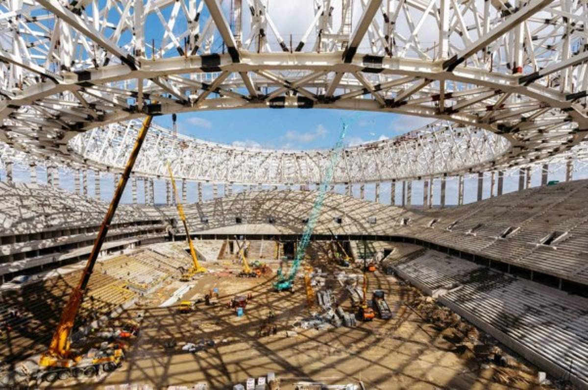 Así son los modernos estadios en los que se jugará el Mundial de Rusia 2018