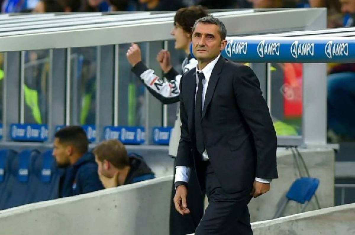 Ernesto Valverde: '¿El penalti a Piqué? No lo he visto repetido, pero diré que es penalti'