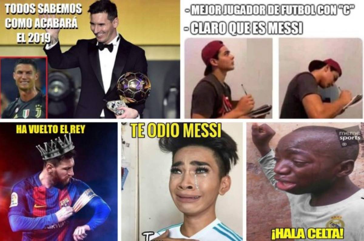 Lionel Messi, protagonista de los memes tras la goleada del Barcelona al Celta