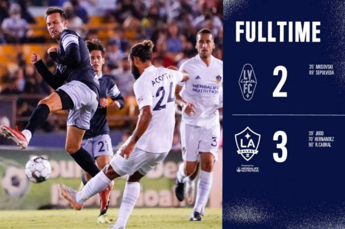 Danilo Acosta se va la USL y fue titular en triunfo del LA Galaxy II ante Las Vegas; Gerson Chávez no fue convocado