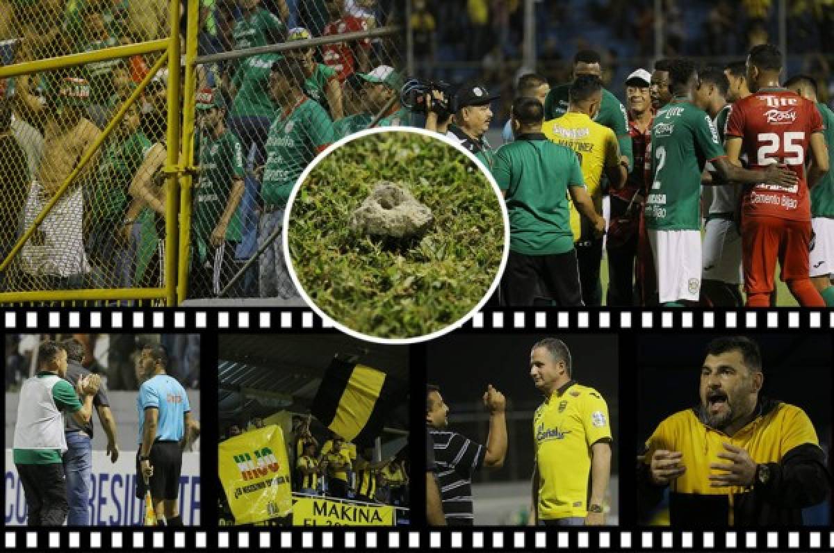 NO SE VIO: Piedras, empujones y trifulca de jugadores en el clásico copero