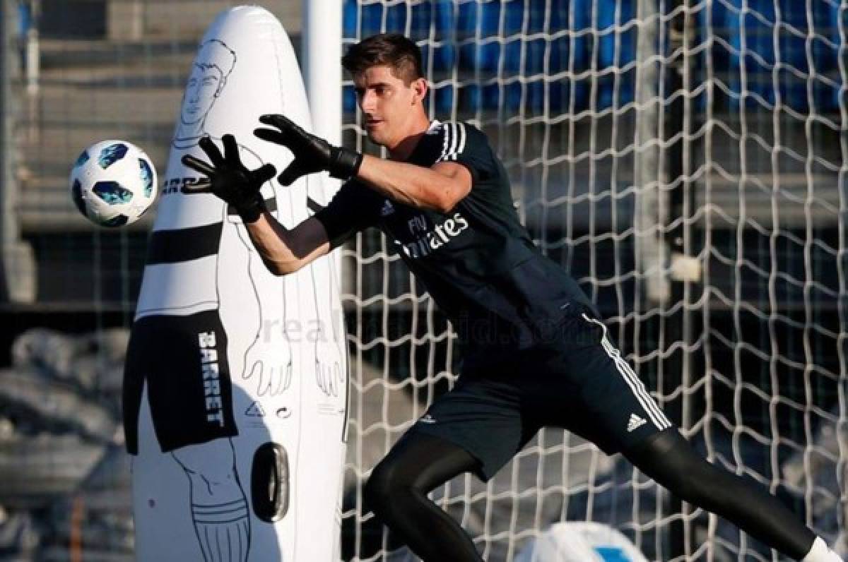 Thibaut Courtois llegó al Santiago Bernabéu como el nuevo portero del Real  Madrid ( FOTOS Y VIDEOS), DEPORTES