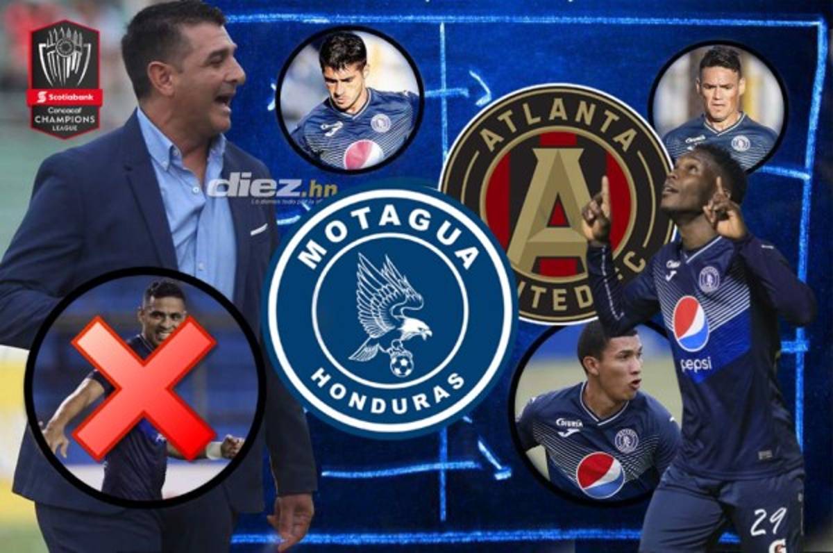 OFICIAL: El 11 titular de Motagua contra Atlanta United en el estadio Olímpico