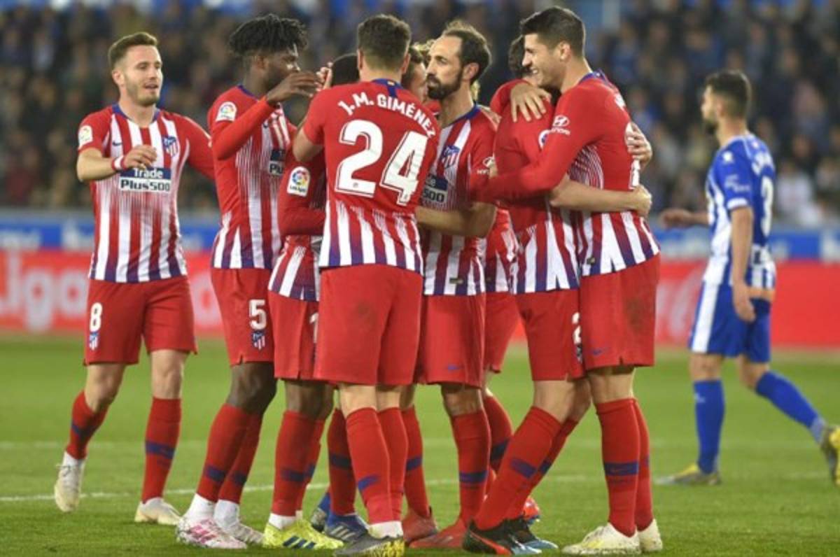 Festín del Atlético de Madrid sobre el Alavés en la Liga Española