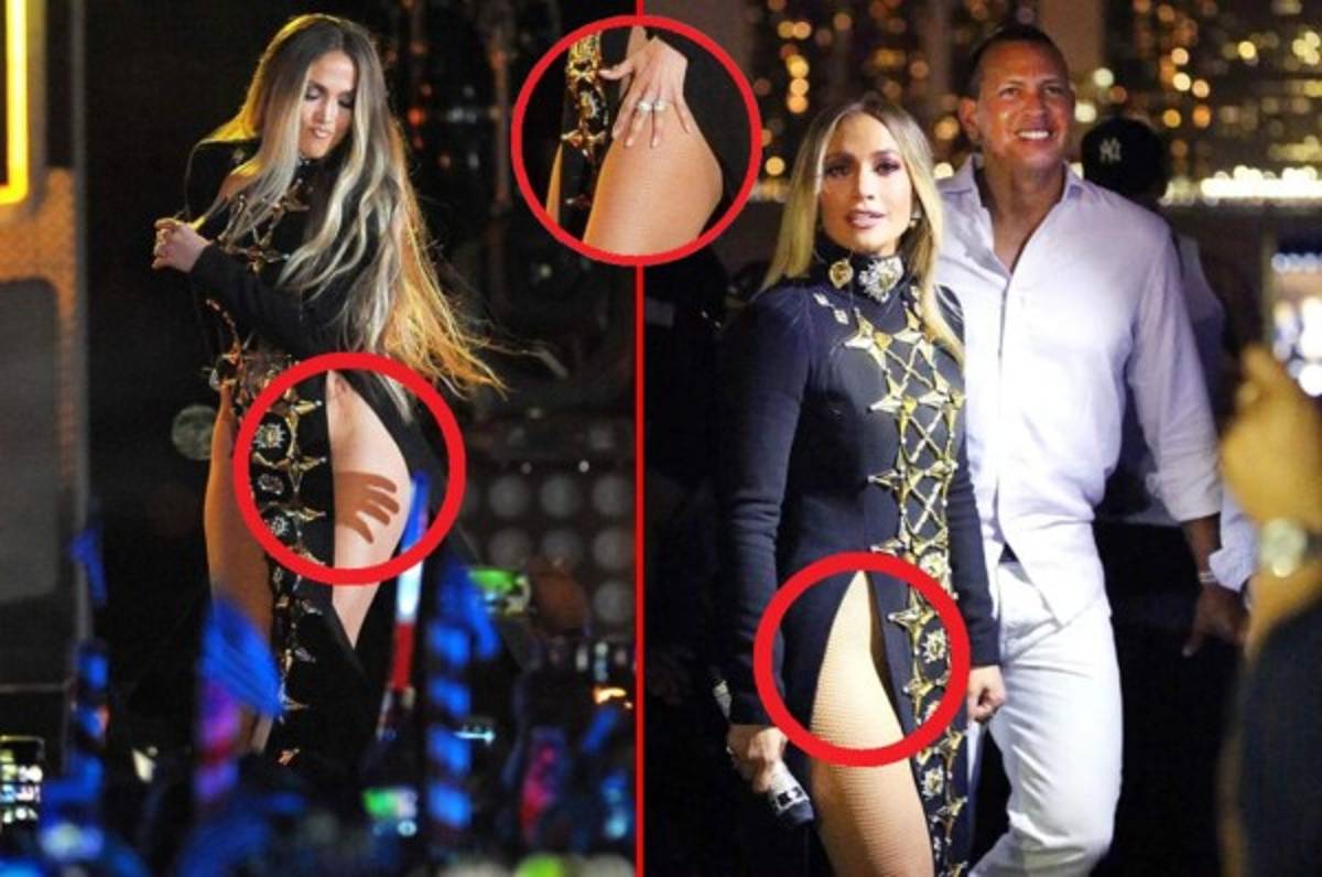 JLo sorprende a sus seguidores al salir a concierto sin ropa interior