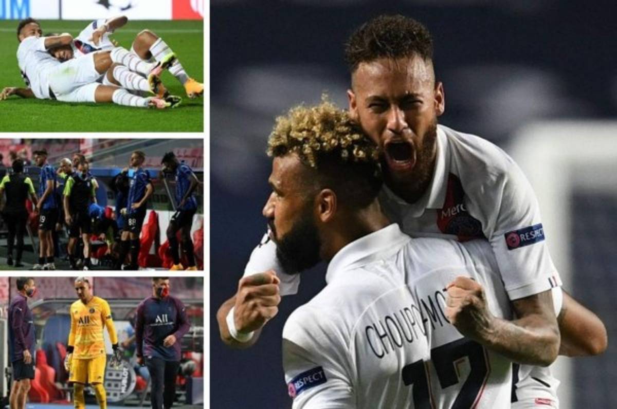 No se vio en TV: La celebración eufórica de Neymar, la tristeza de Keylor Navas y del Atalanta