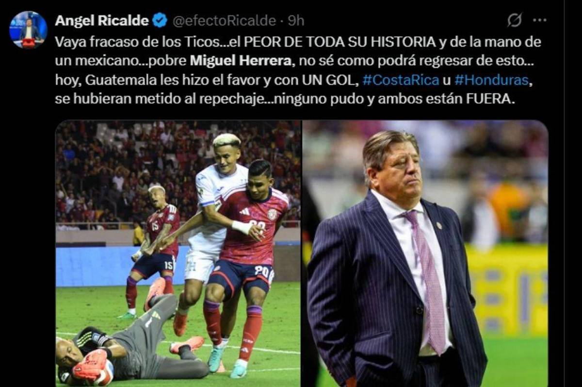 Una gran chambonada: Faitelson no lo perdona; la prensa apunta al Piojo Herrera tras su fracaso con Costa Rica