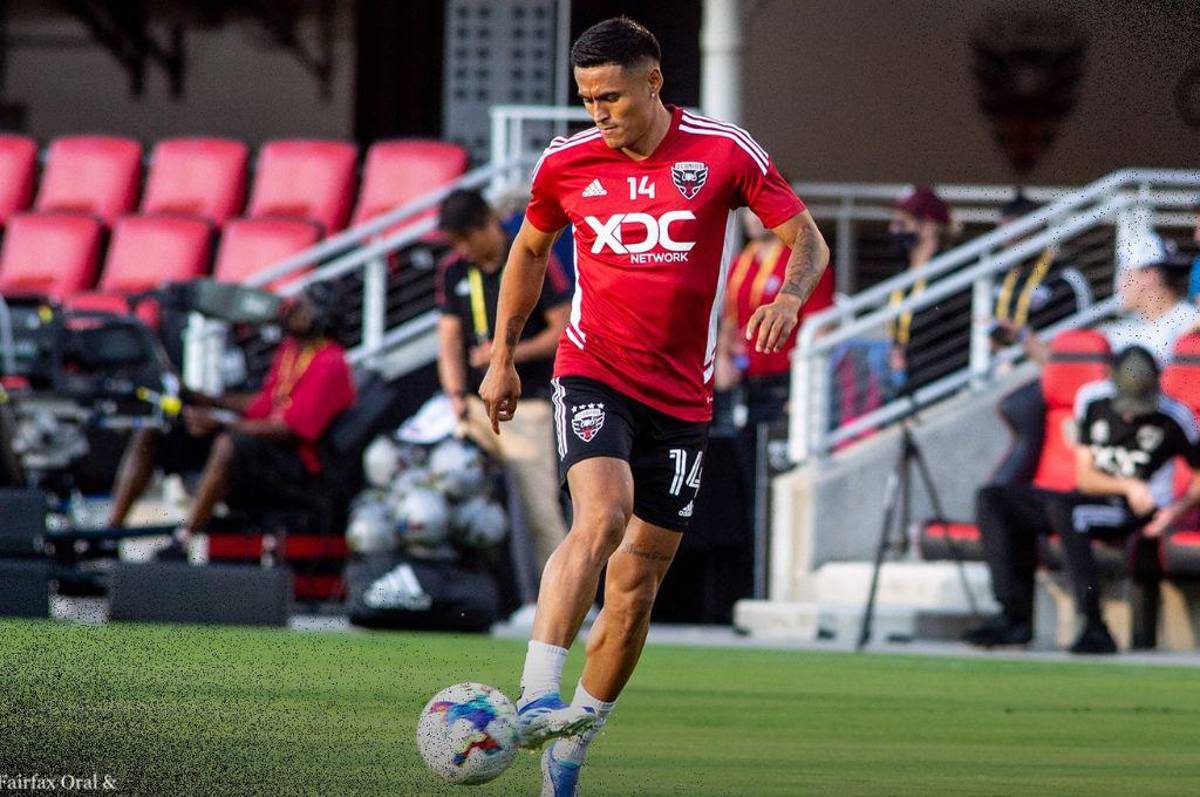 Andy Najar fue titular en el empate del DC United de Wayne Rooney ante Columbus Crew