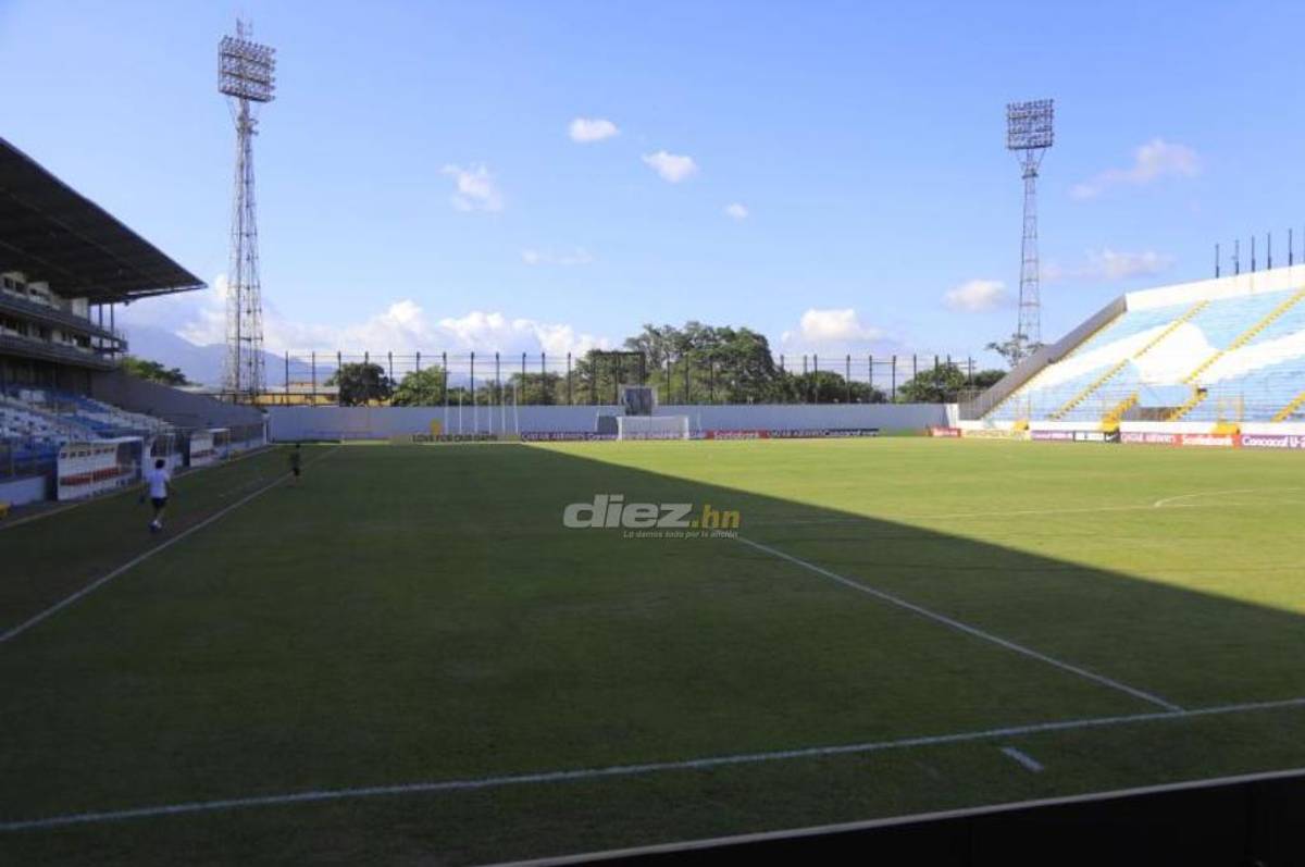 ¿Sigue dañado o en óptimas condiciones? Así luce el césped del estadio Morazán previo a los cuartos del Premundial Sub-20