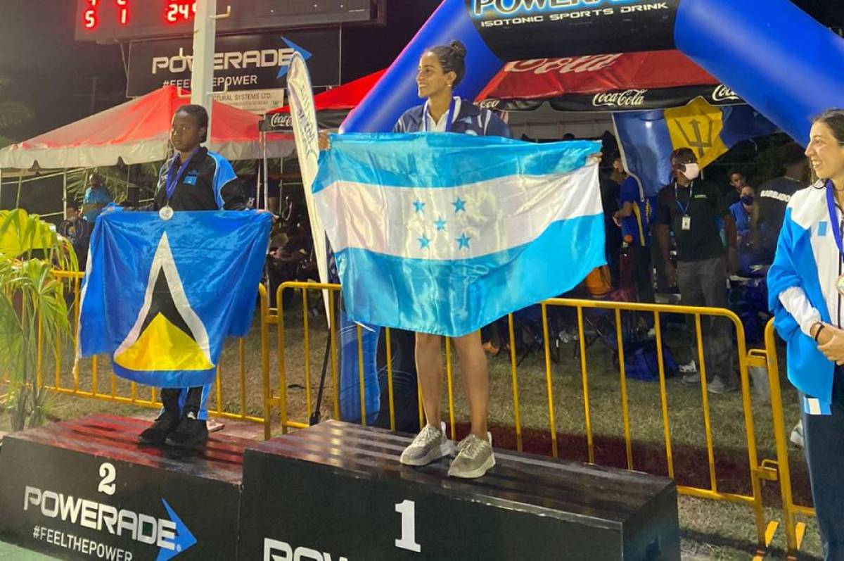 ¡Cinco estrellas en lo alto! Julimar Ávila da dos oros a Honduras en el CCCAN en Barbados; Horrego gana plata
