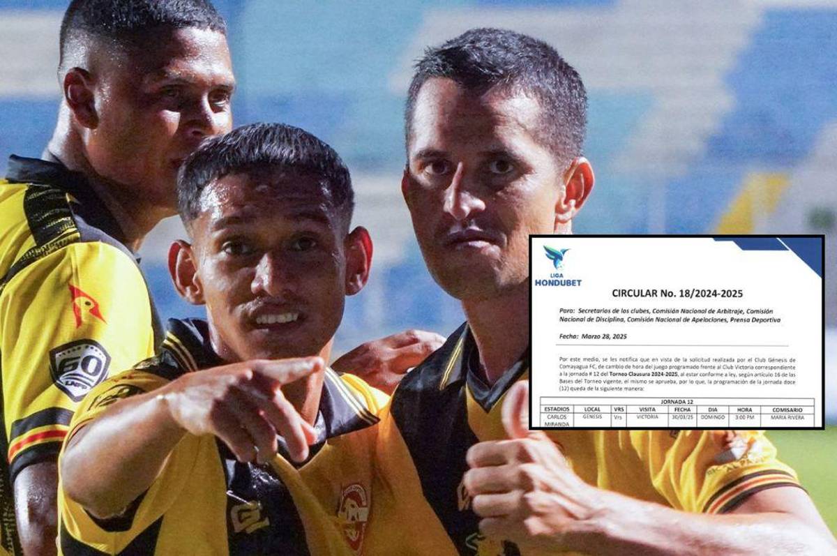 Liga Nacional anuncia un cambio en los partidos de la jornada 12 del torneo Clausura 2025