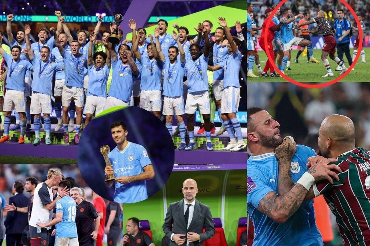 La pelea de Walker y Melo, el beso romántico de Haaland a Julián y el récord de Guardiola con el Manchester City