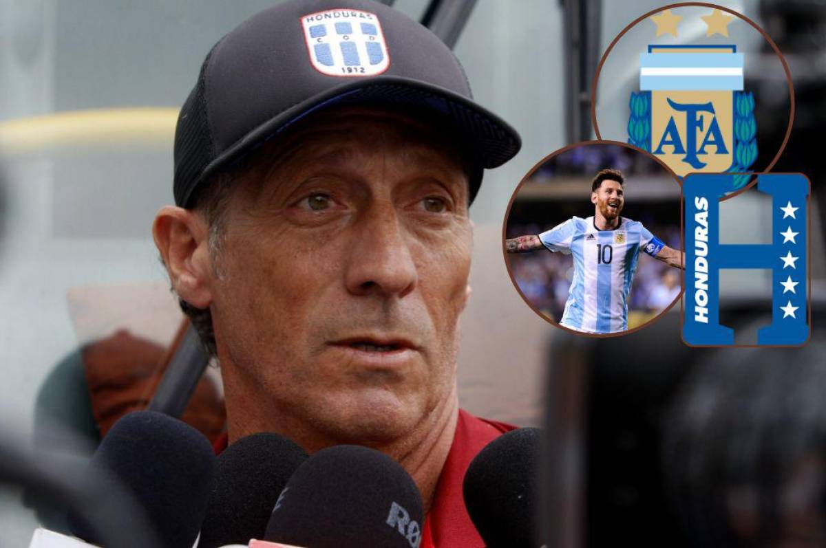 Pedro Troglio sobre el partido de Honduras ante Argentina: “No les puedo decir nada porque saben que van a enfrentar a Messi”