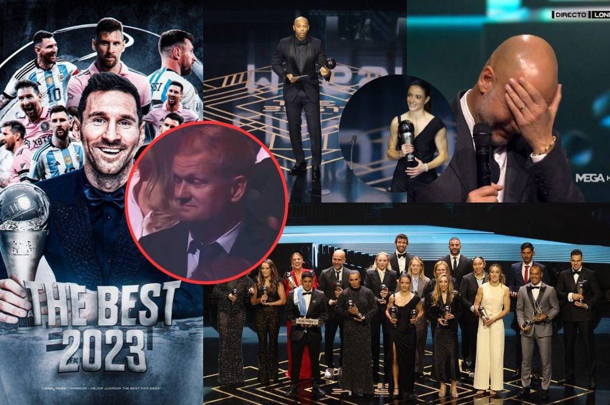 La ‘burla’ de Messi en los Premios The Best, la frustrante reacción del padre de Haaland y Mbappé le ‘dio’ el trofeo al argentino