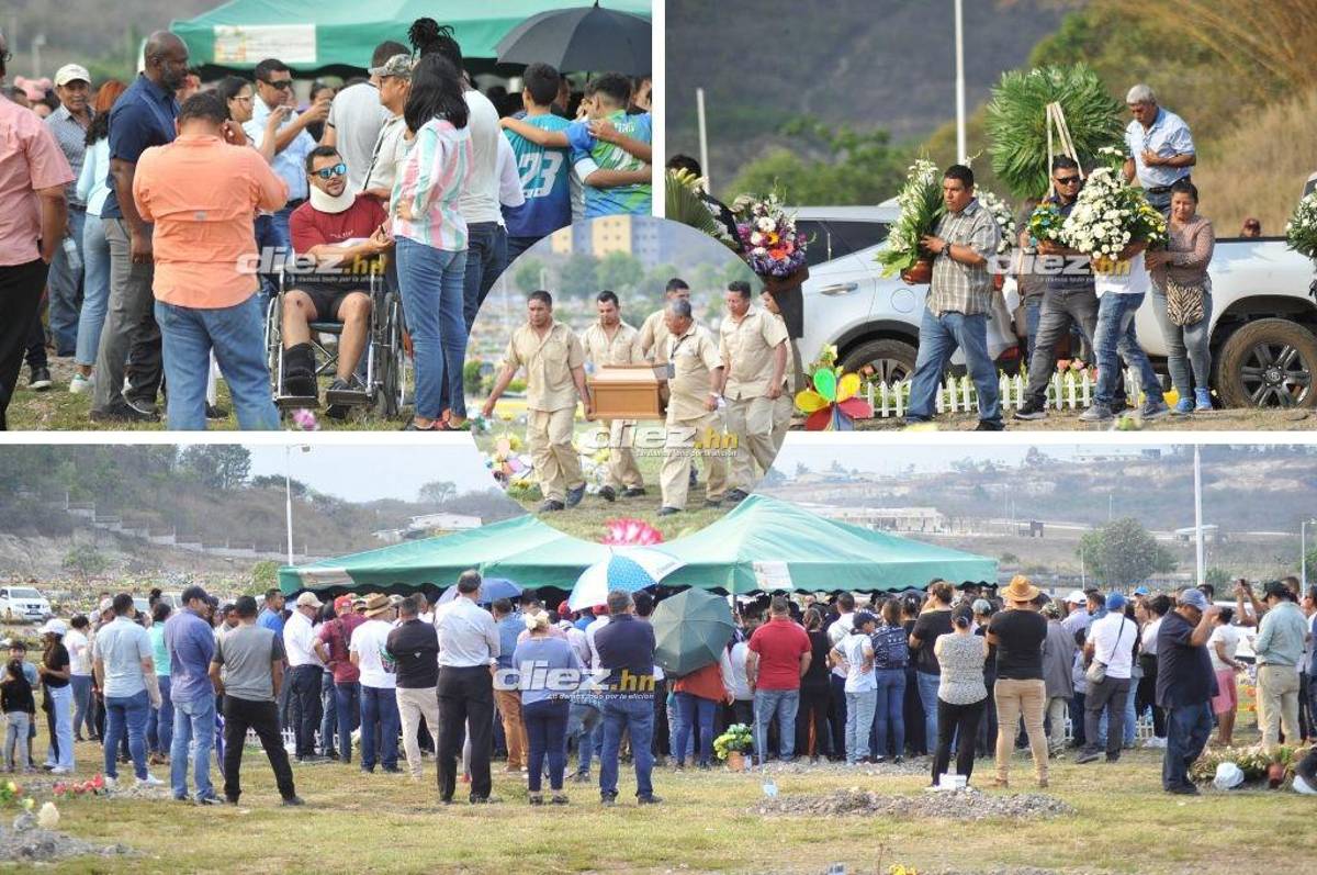 Desgarrador adiós: Rubén Matamoros llegó en silla de ruedas a enterrar a su hijo de 12 años y así recibió el respaldo