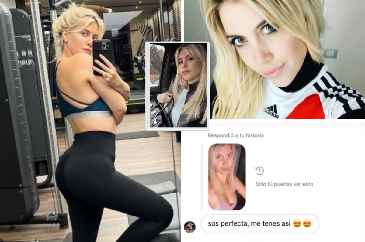 Filtran picantes mensajes de futbolista de River Plate a Wanda Nara luego de que su cuenta de Instagram fuera hackeada