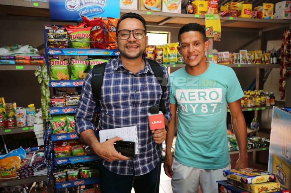 Así se gana la vida Jesse Moncada fuera de las canchas: atiende su pulpería tras entrenar con Motagua y esto gana a diario