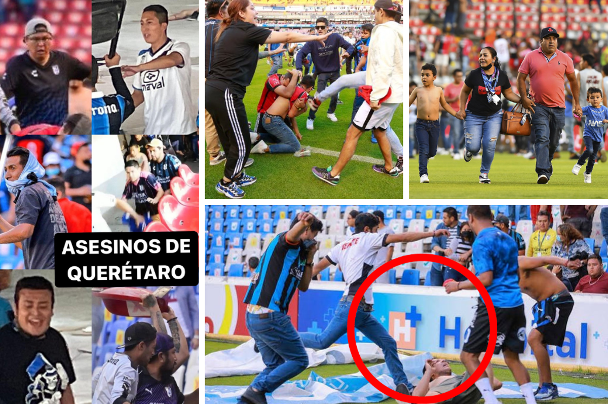 Tragedia en México: Así fue la impactante pelea entre barras de Querétaro y Atlas que dejó más de 17 muertos